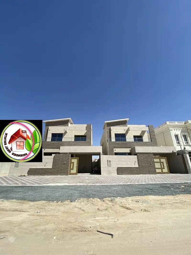Exclusive villa for urgent sale, Ajman, very excellent location, the price is attractive%