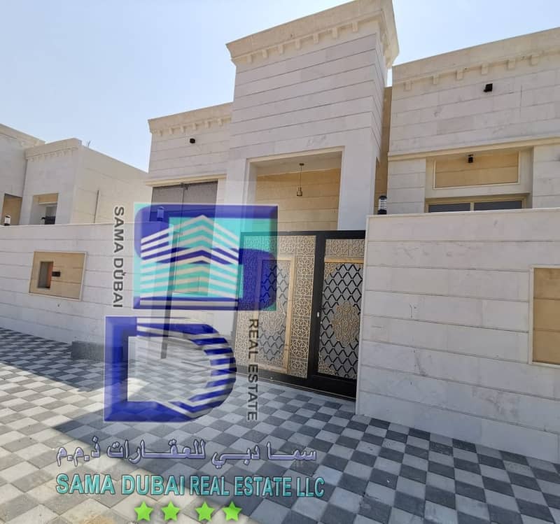 Villa for sale in the emirate of Ajman,yasmeen area, excellent new finishing, first inhabitant
