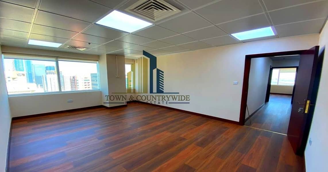 33 Office Spaces for Rent starting 15k @ Hamdan St. Abudhabi