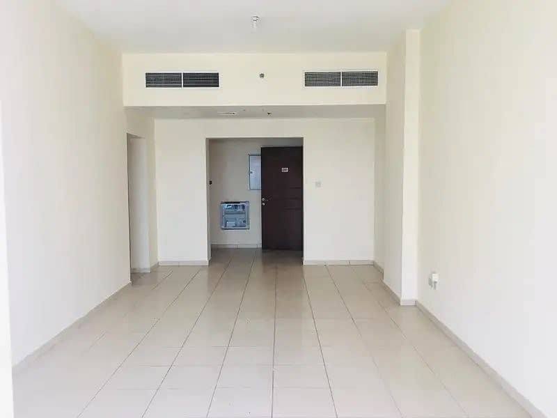 For sale an apartment in Ajman Towers, one two rooms, a large reception, a very large area
