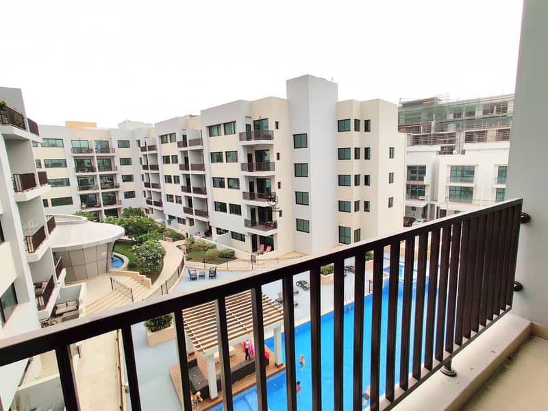 POOL VIEW | RENTED UNIT | LUXURIOUS BUILDING | MID FLOOR