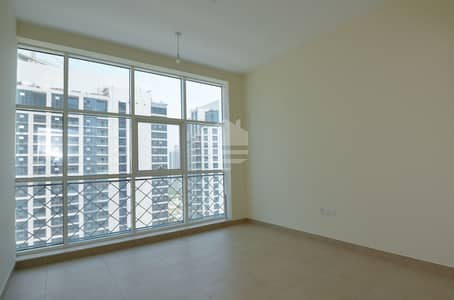 In Business Bay  apartment equipped Kitchen and Balcony