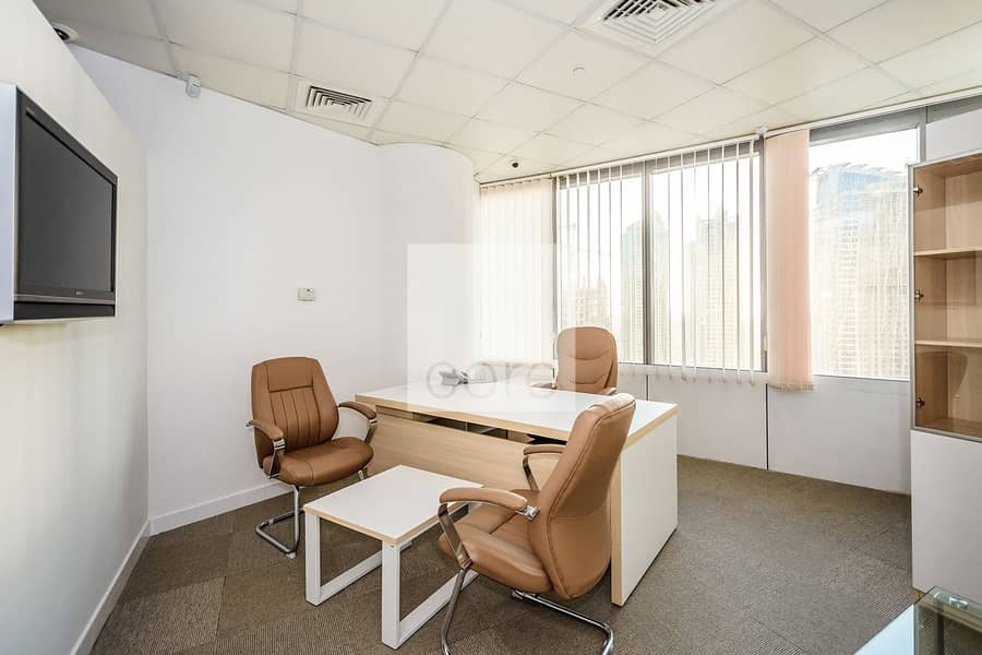 Furnished Office with Partitions | Low Floor