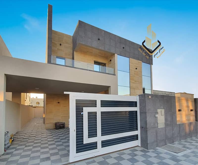 Modern villa with luxury finishing and European design for sale in Ajman