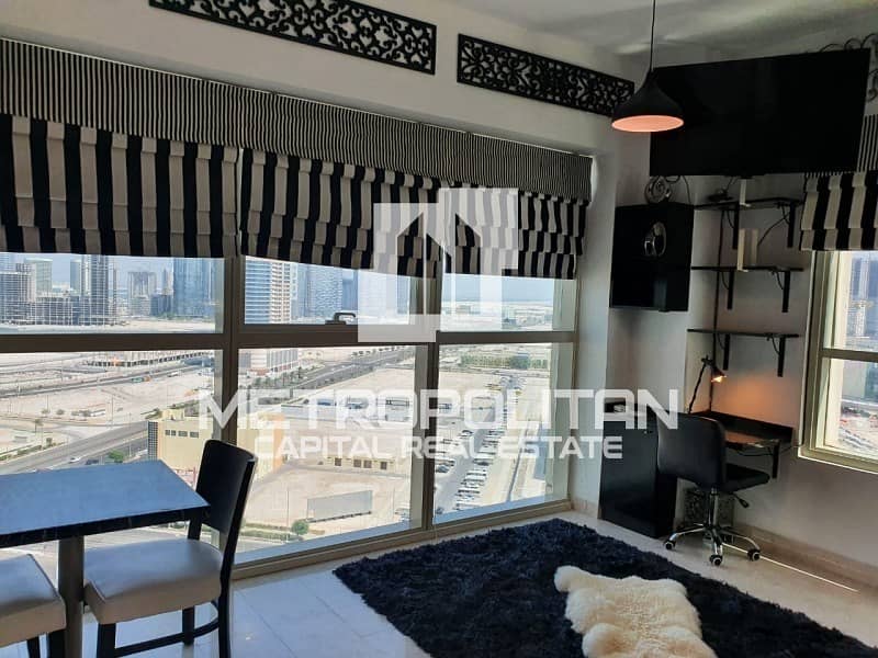 Fully Furnished Studio / High Floor/ Amazing View!