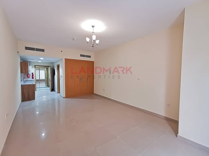 Private Terrace | New Studio | Balcony | Parking | Pool | Gym | Next to gate 2 in JVC