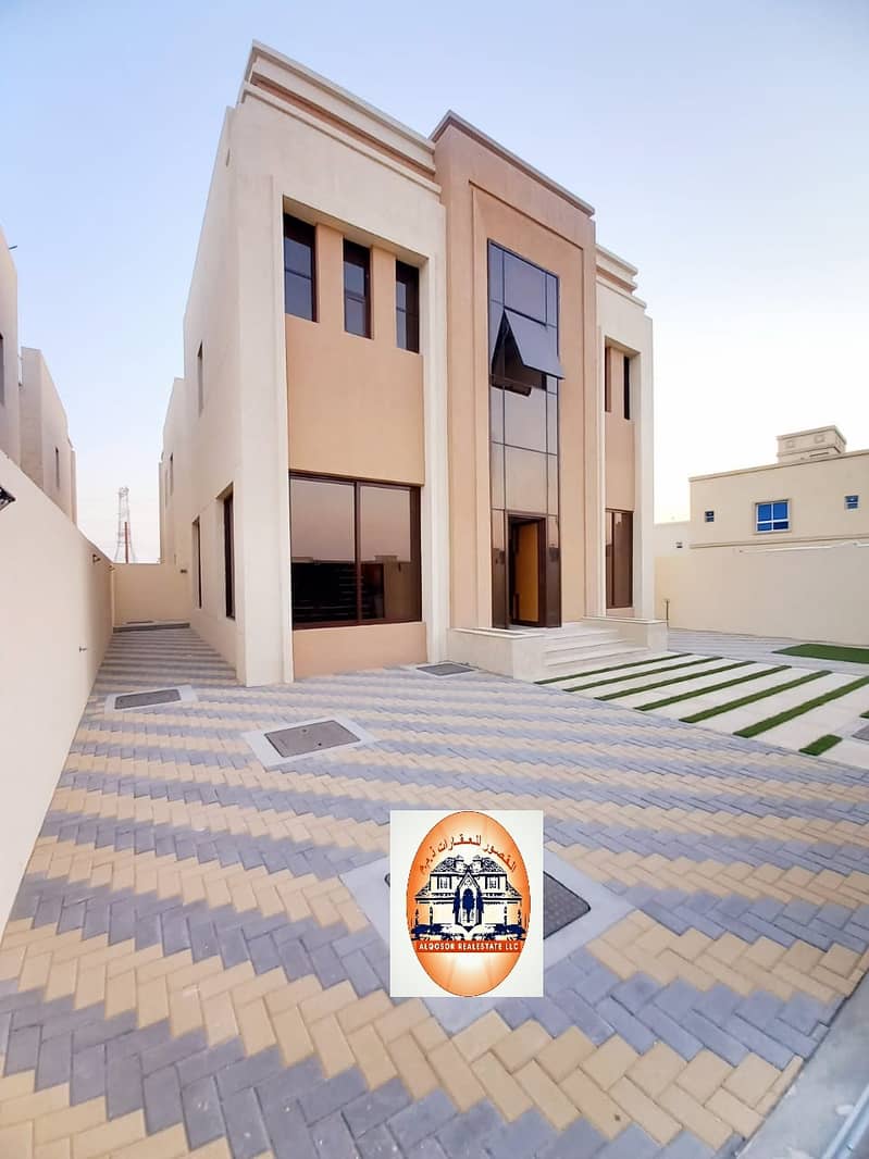 Central air-condition villa for sale with attractive specifications, wonderful design, super duplex finishing, with the possibility of bank financing