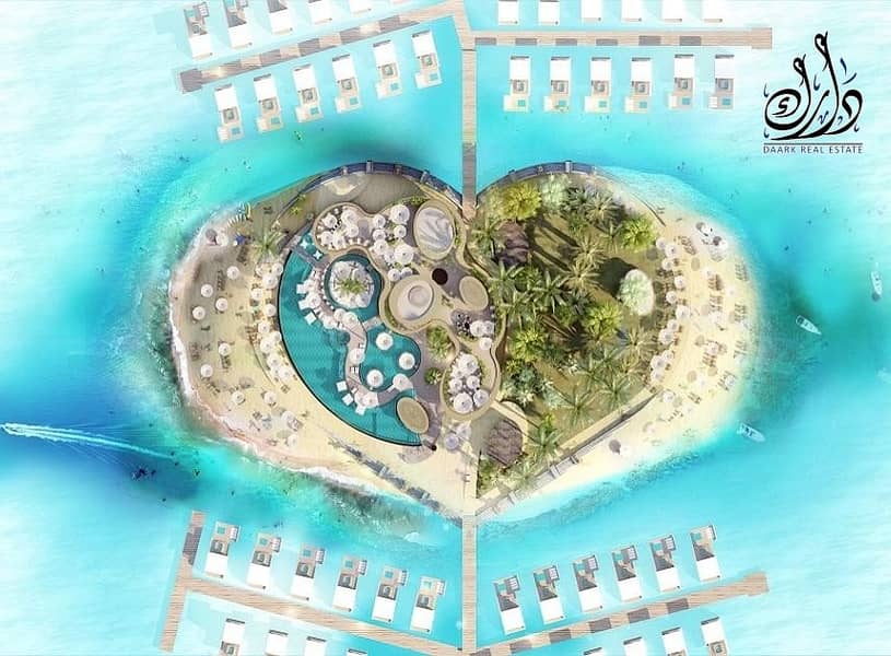 Own a Palace unique with amazing Island in Dubai