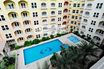 Large 1BR with pool view in RITAJ RESIDENCE