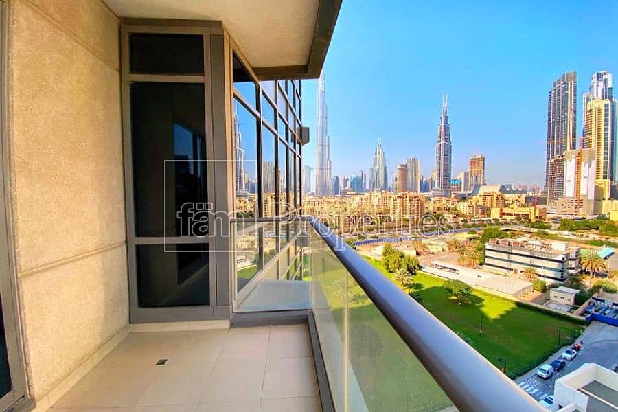 Rented 1BR with Burj Khalifa view