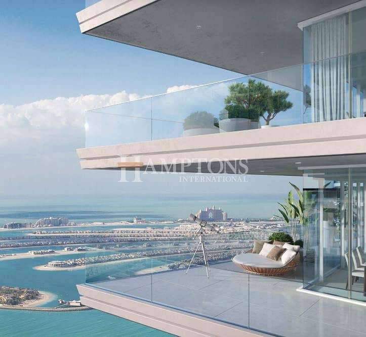 Stunning 2 Bed | Full Sea and Palm View