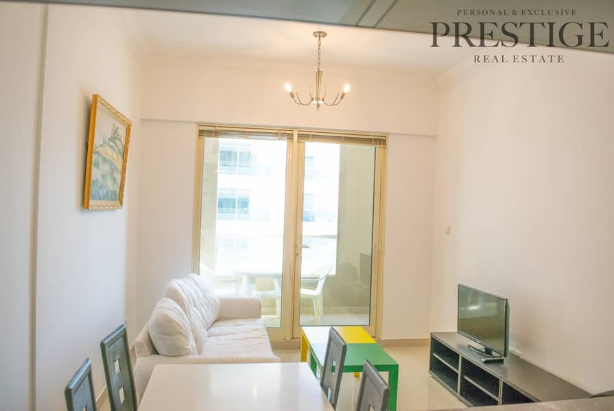 1 Bed | Furnished | Mid Floor | Marina View