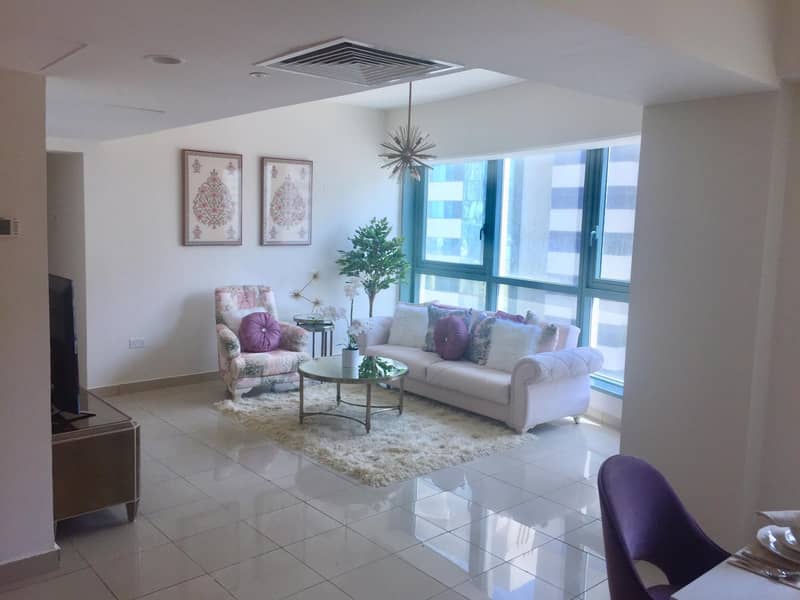 Wonderful sea view apartment in Capital Plaza 1 room -2 bathrooms super deluxe finishing furnished
