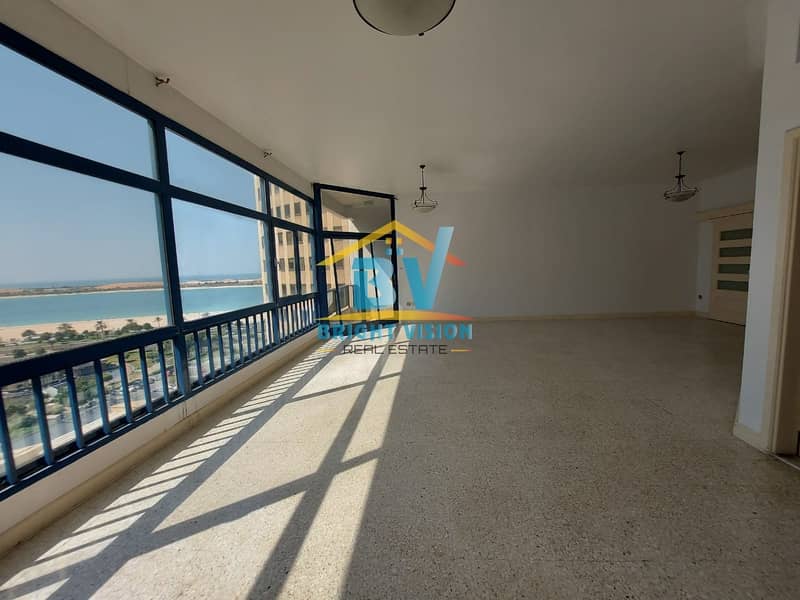 Low Price..High Quality.!! Spacious  4BHK Sea View | Maids | Balcony | Corniche