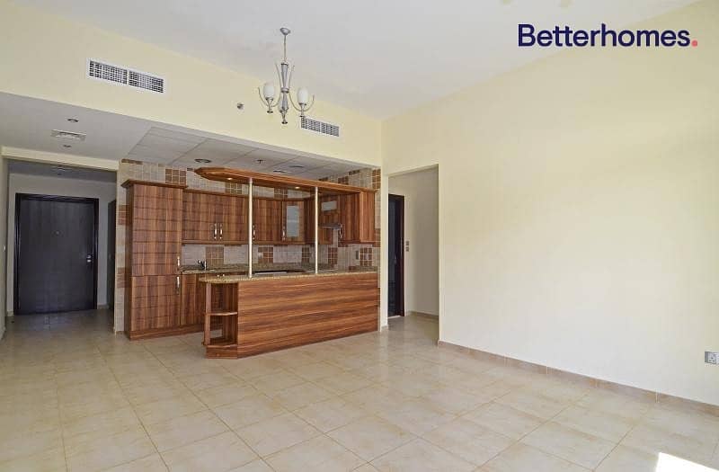 Unfurnished |Balcony | Open plan Kitchen