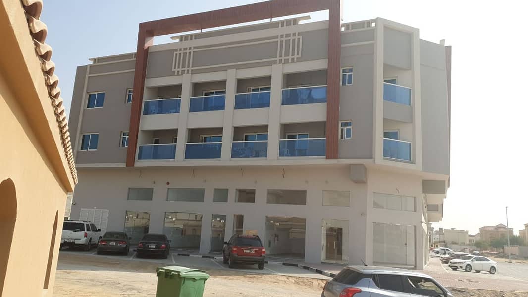 For rent an apartment in Al Mowaihat Ajman, a new building, the first two months, two months free