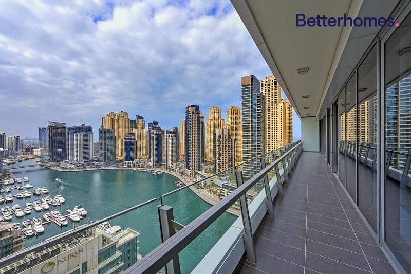 Full Marina View | Furnished | High Floor Tower A