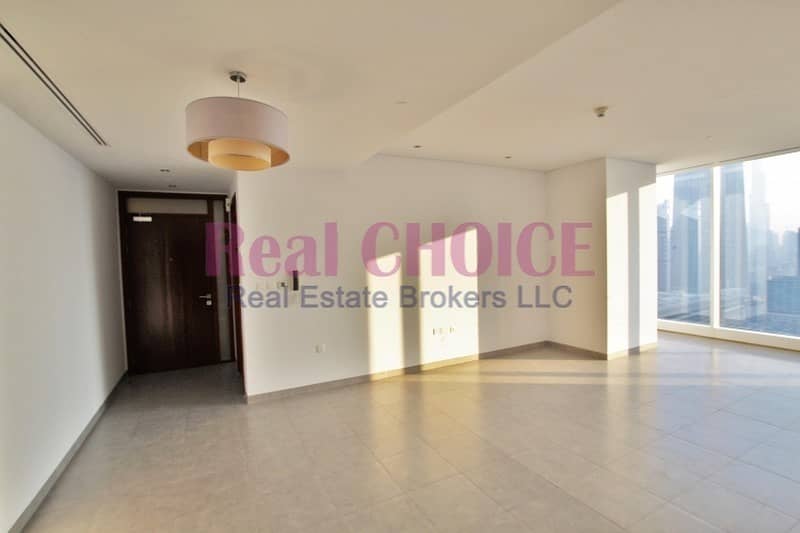 SZR and Burj View | Vacant 1BR | high floor SZR and Burj View | Vacant 1BR | high floor