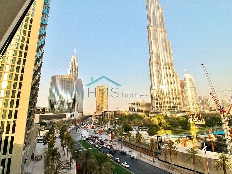 Burj Khalifa View | Bright & Spacious | 2 Parkings