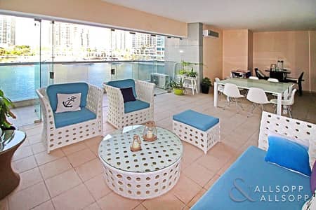 فلیٹ 3 غرف نوم للبيع في دبي مارينا، دبي - Indoor Terrace | Panoramic Marina Views فلیٹ 3 غرف نوم للبيع في دبي مارينا، دبي - Indoor Terrace | Panoramic Marina Views
