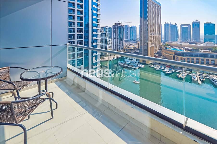 Full Marina view| Furnished | 2 bathrooms