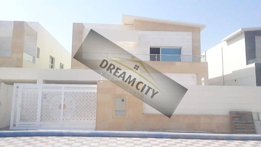 Stop renting and owning a villa without down payment in the most prestigious areas of Ajman, personal finishing, free ownership for all nationalities