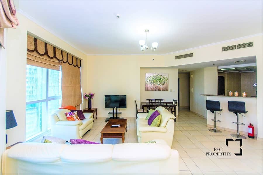 Spacious 2BR | Fully Furnished | Partial Sea View