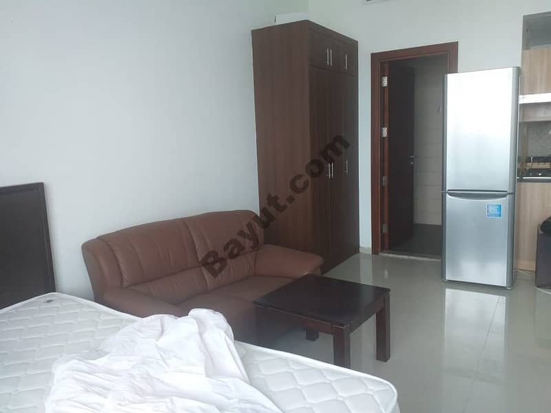 Large Furnished Studio Available for rent in Sports City Elite 6