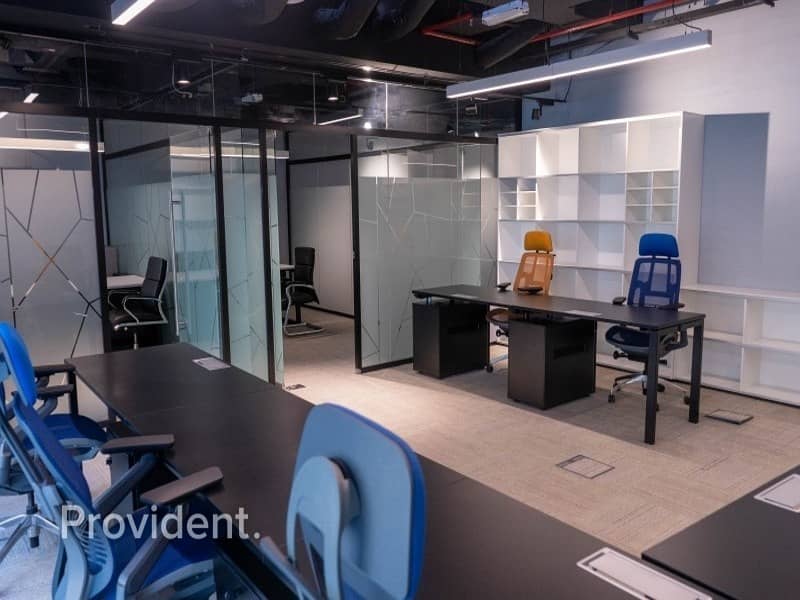 Huge Fully Fitted Office in Tameem House - Near Metro