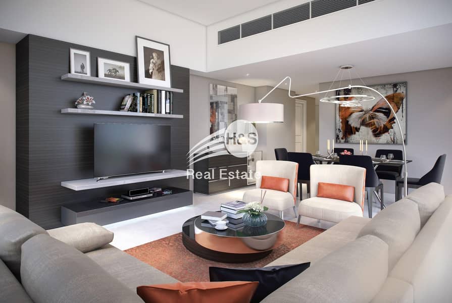 17 Golf Course View | Serviced Apt | Spacious 2 Beds @ Damac Hills