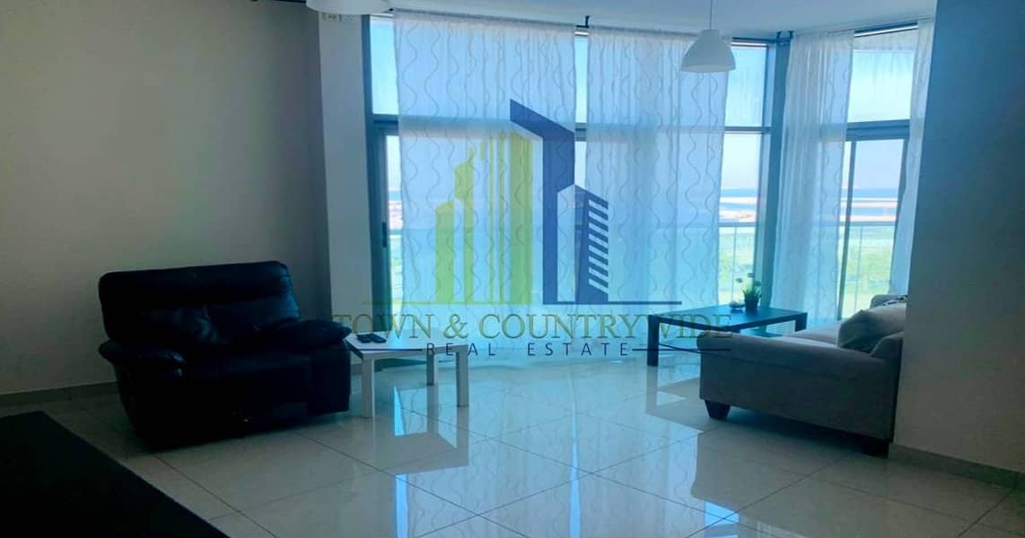 2 Partial sea view 1BR with Balcony @ Beach Tower