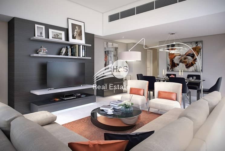 7 Golf Course View | Serviced Apt | Spacious 2 Beds @ Damac Hills