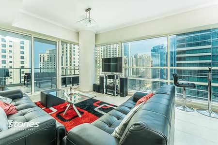 شقة 2 غرفة نوم للبيع في دبي مارينا، دبي - Tenanted |Fully Furnished Chiller free |Nice View شقة 2 غرفة نوم للبيع في دبي مارينا، دبي - Tenanted |Fully Furnished Chiller free |Nice View
