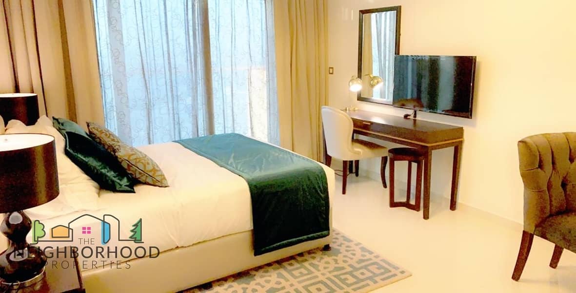 4 Brand New Sharia Compliant Furnished Studio for Rent in12 cheques