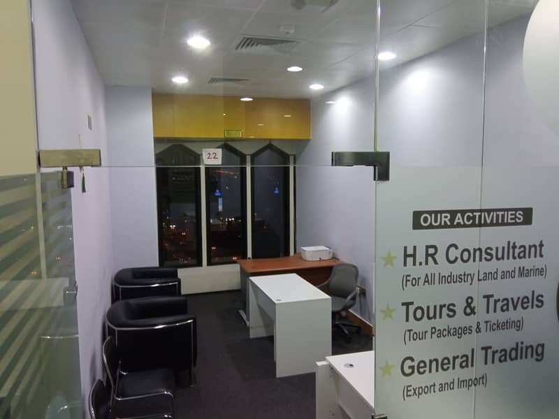 8 Fully Furnished Office at Al Masraf Tower| Chiller Free