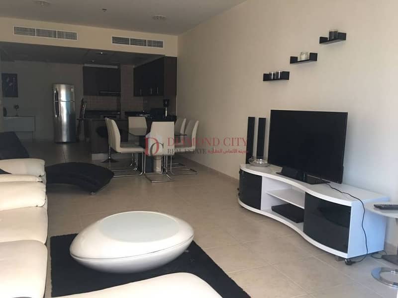 Furnished 1 BR partial Sea 99k Elite Residence