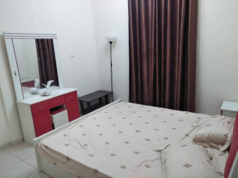 FULLY FURNISHED  ONE BED ROOM  WITH  BALCONY FOR RENT IN EMIRATES CLUSTER