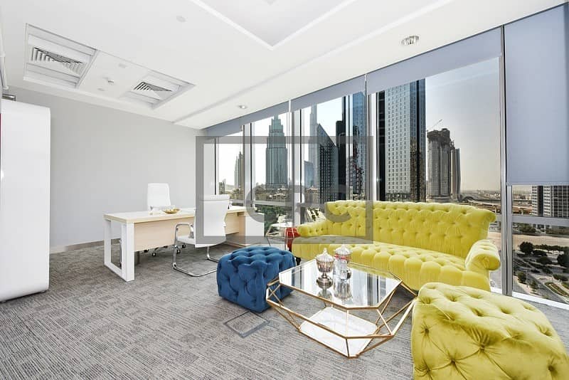 Partitioned | Furnished | Burj Khalifa View