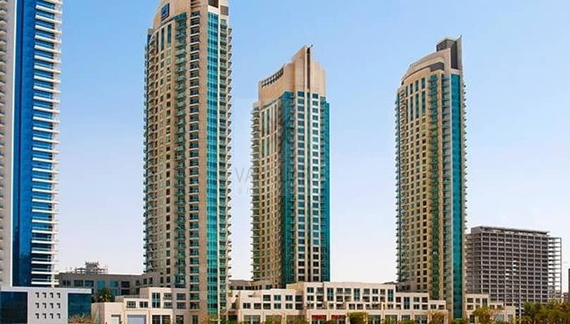 HIGH FLOOR! Spacious 2 Bedroom in Burj Views C