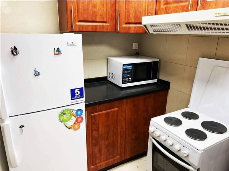 AED 3500/- monthly rent Fully Furnished ready to move in One bedroom for rent