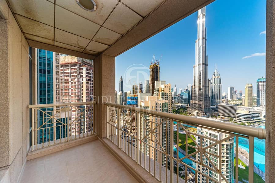 3 Very Bright|Full Burj and Fountain|High Floor