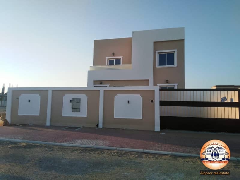 VIP villa for sale in Ajman in Al Zahia area, with easy bank financing from the owner directly
