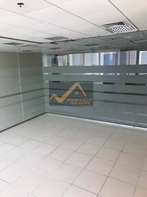 63 Glass Partition| Fully Fitted Office| Private Toilet & Pantry| HDS Tower| JLT