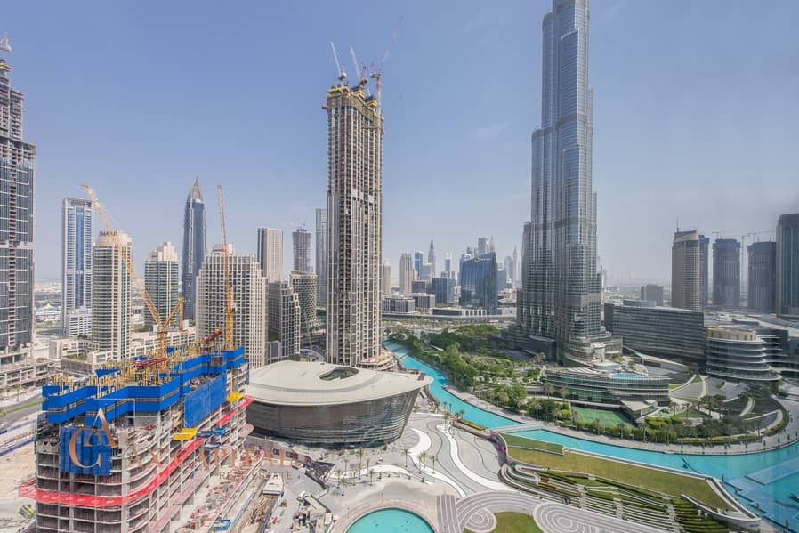 Burj Khalifa View | Vacant & Ready | High Floor