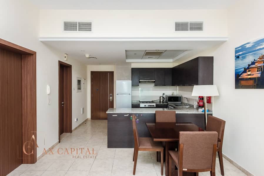 Multiple Cheques | Furnished 1 Bedroom Apartment