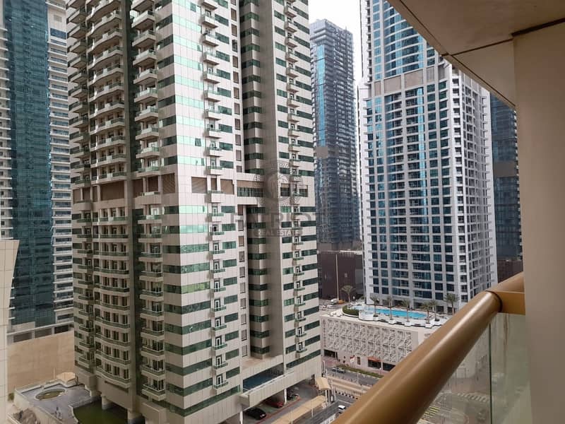 13 Partial sea view I Unfurnished I available for rent in Dubai marina