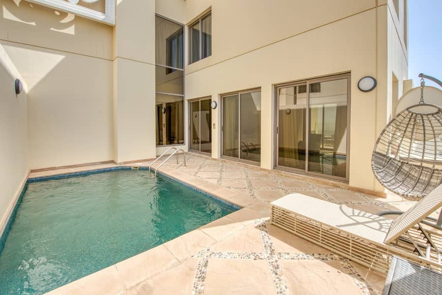JBR PENTHOUSE DUPLEX WITH PRIVATE POOL | MONTHLY RATES AVAILABLE