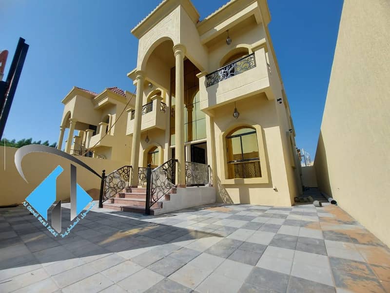 A villa with a sophisticated design, high finishes, a privileged location for sale without an upfront payment for installments through the bank for a period of 25 years with the lowest monthly installment