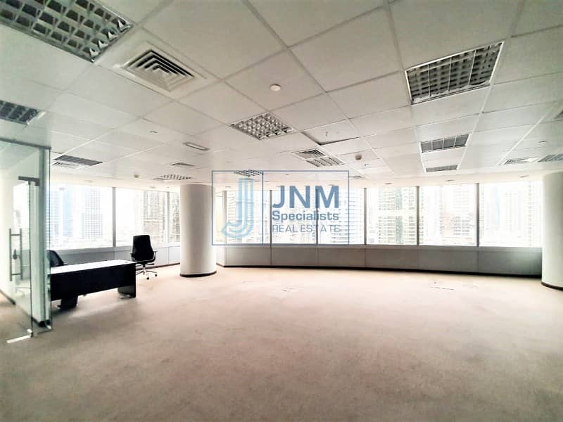 Fitted Semi-Furnished Partitioned Office|Lake View