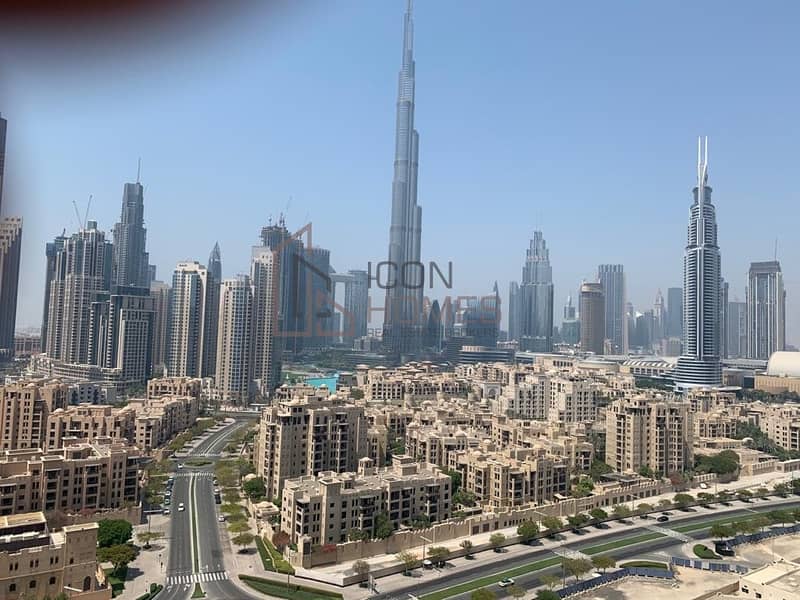 Burj Khalifa View | 2 Bedrooms | Fully Furnished | Spacious & Bright | Well Maintained |